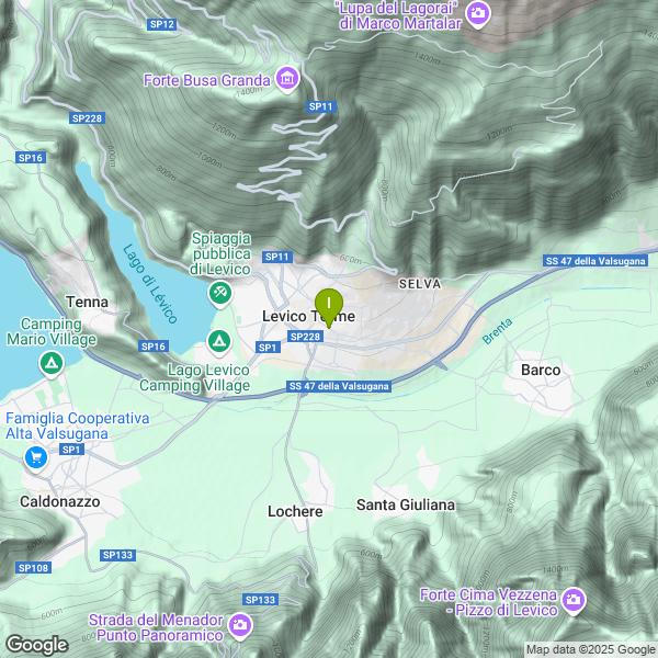Il luogo di pesca. Lat: 46.0101975 Long: 11.3042458