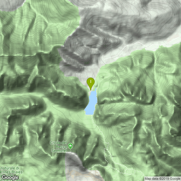 Le coordinate di questo lago a pagamento. Lat: 46.698824 Long: 12.084316