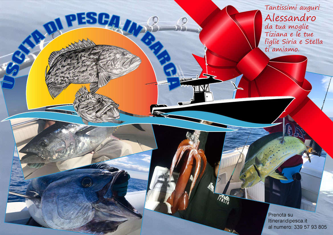 Avventure di pesca... anche come regalo al pescatore della tua famiglia.